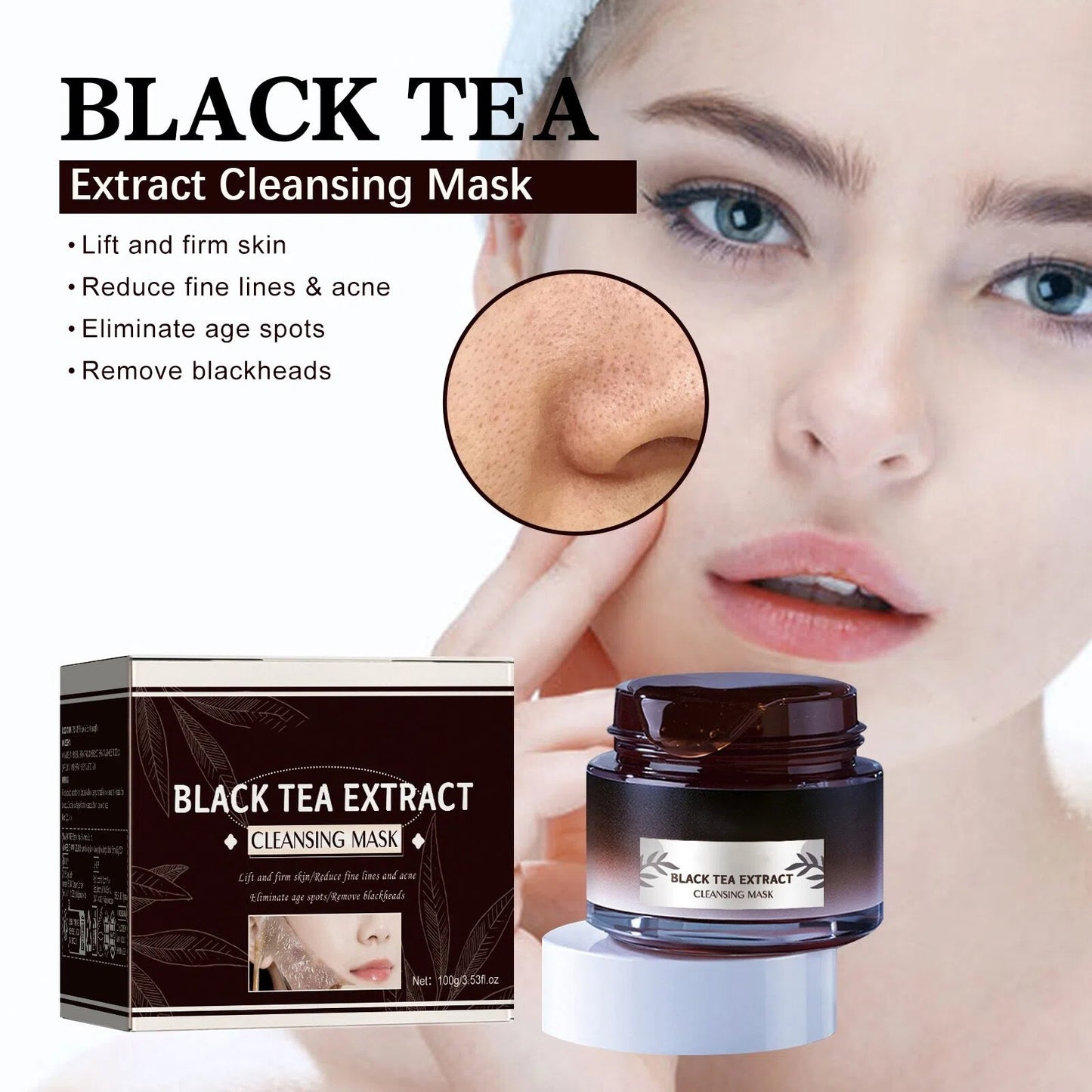 Black Tea Mask (Buy 1 Get 1 Free)