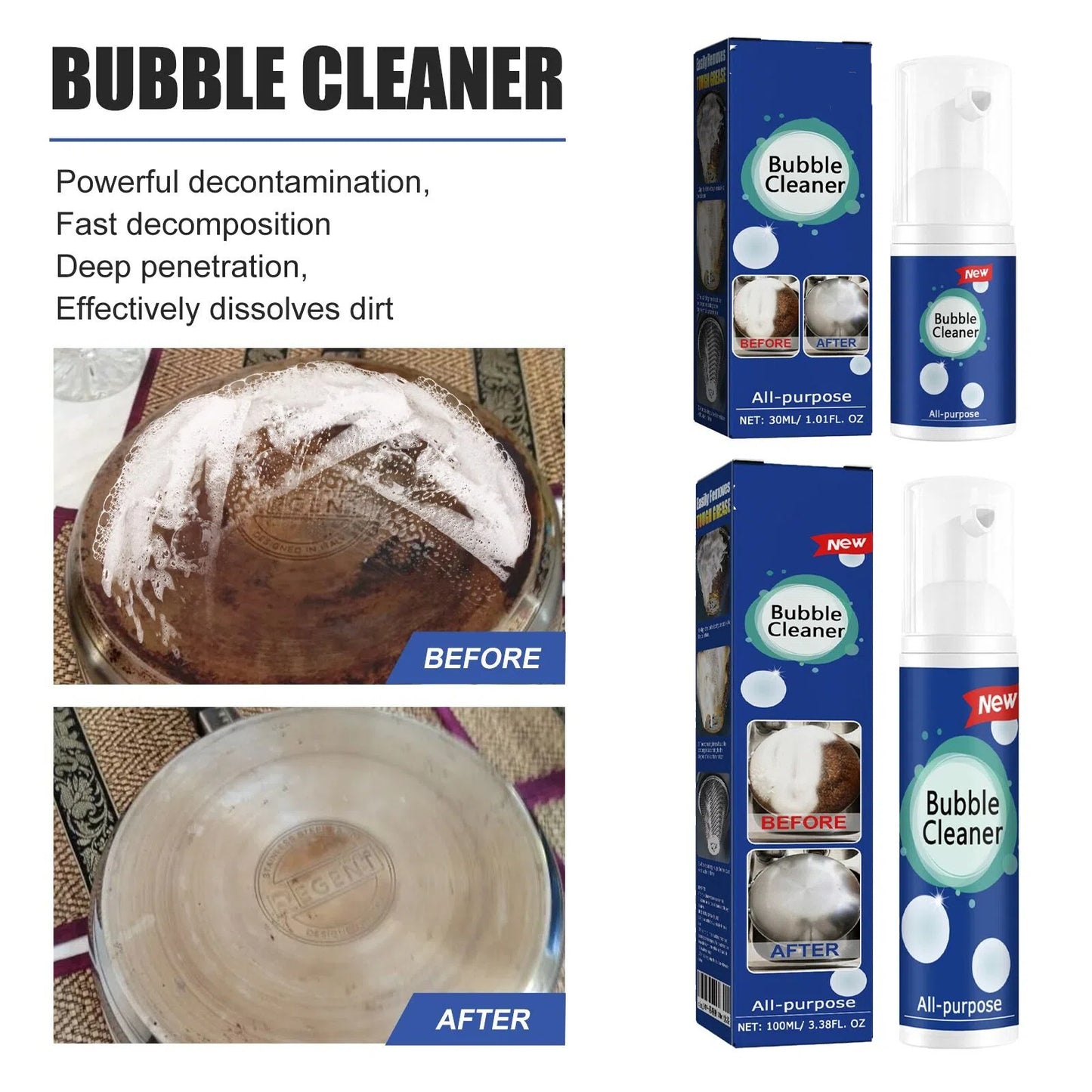 Fast-acting kitchen grease cleaner - buy one get one free!