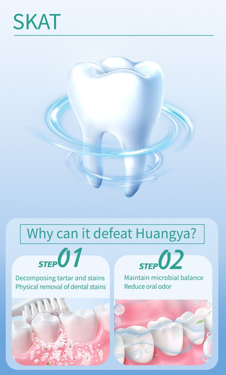 Buy 1 Get 1 Free | Whitening Foam Toothpaste | Remove Stains, Whiten Teeth | Fresh Breath, Natural & Safe