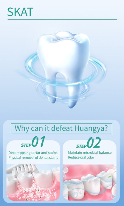 Buy 1 Get 1 Free | Whitening Foam Toothpaste | Remove Stains, Whiten Teeth | Fresh Breath, Natural & Safe